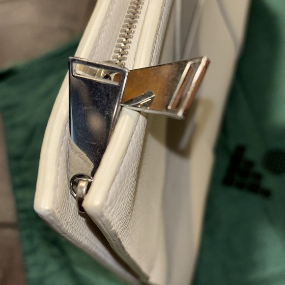 Bottega Veneta Double Zipper Document Case off white Intreccia EUC - Picture 4 of 10